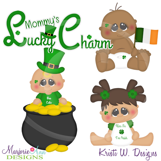 Mommy's Lucky Charm Cutting Files-Includes Clipart - Click Image to Close